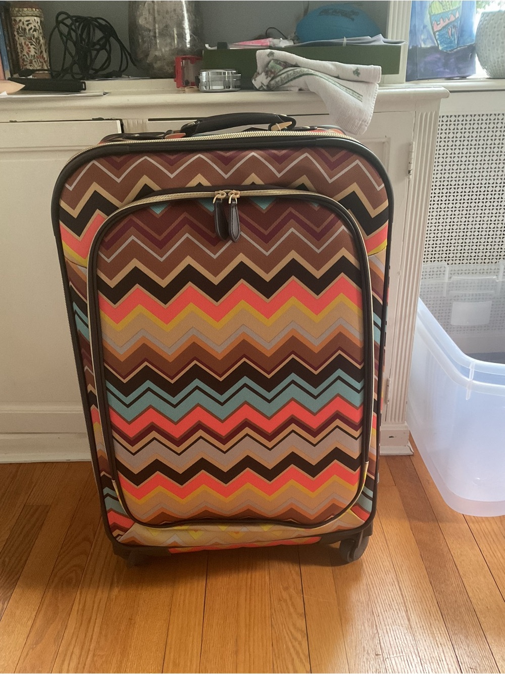 Missoni Chevron Pattern 28” Suitcase NWT